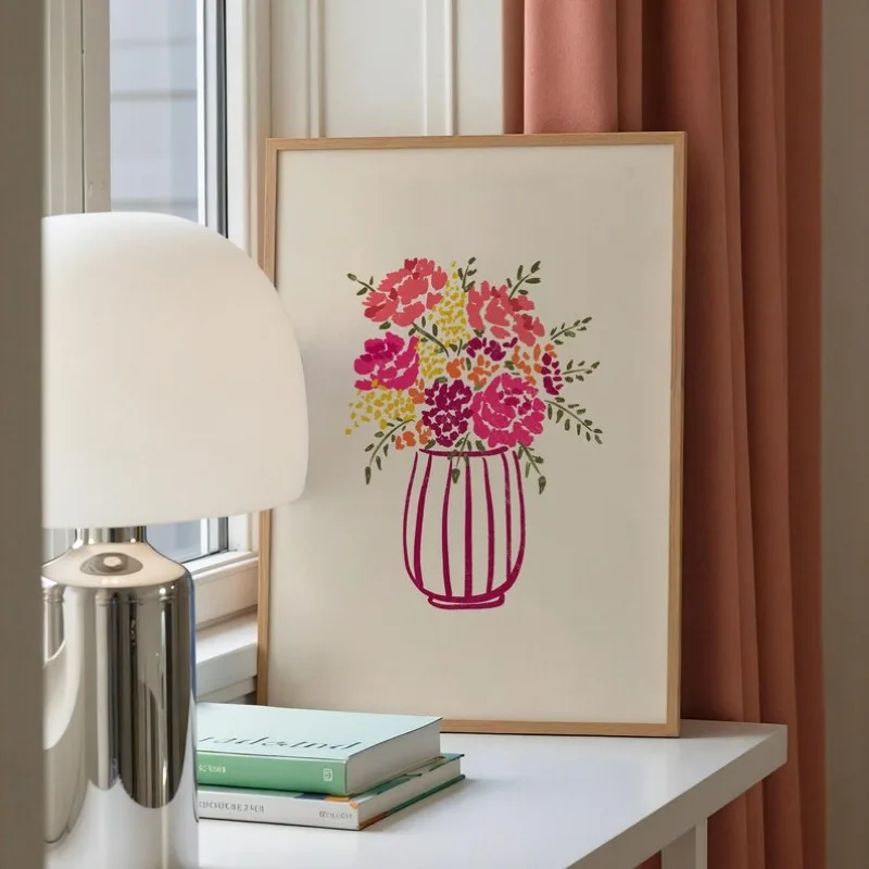 ภาพวาดแคนวาสไร้กรอบ 1 ชิ้น ภาพ - Florist Supply Vases บทวิจารณ์และราคา