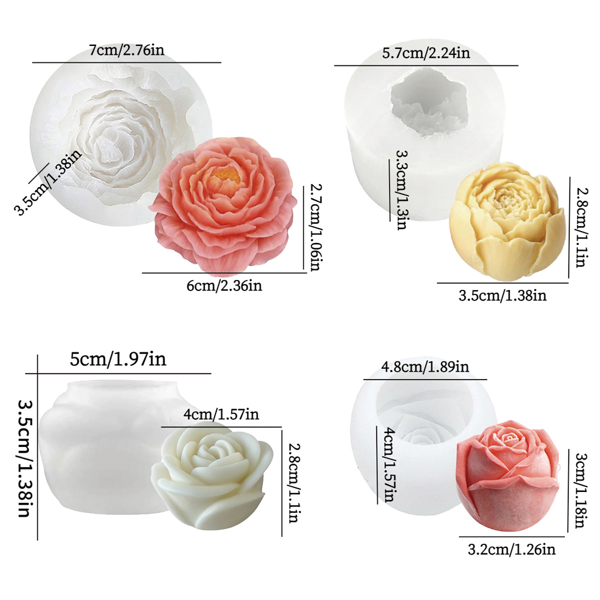 ชุดแม่พิมพ์ดอกไม้ 4 ชิ้น - ดอก - Florist Supply Bulk บทวิจารณ์และราคา