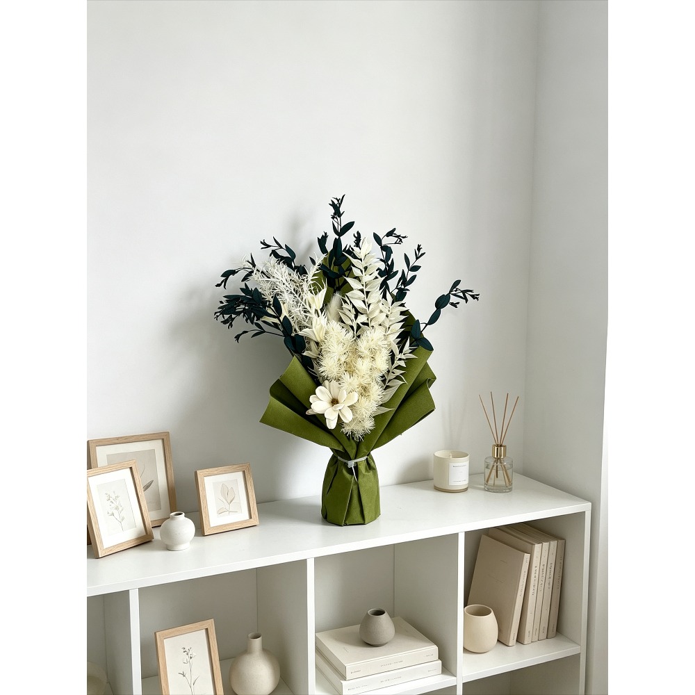 ช่อดอกไม้แห้งที่เก็บรักษาไว้,  - Eucalyptus Preserved บทวิจารณ์และราคา